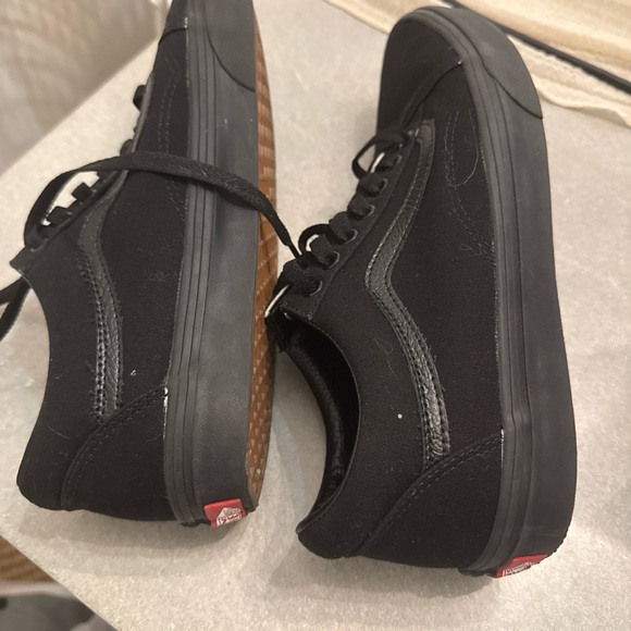 Vans Black Canvas Men's Sneakers - Picture 4 of 8